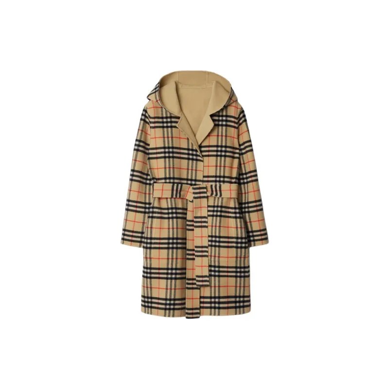 Burberry Vintage Check Wool Coat-1