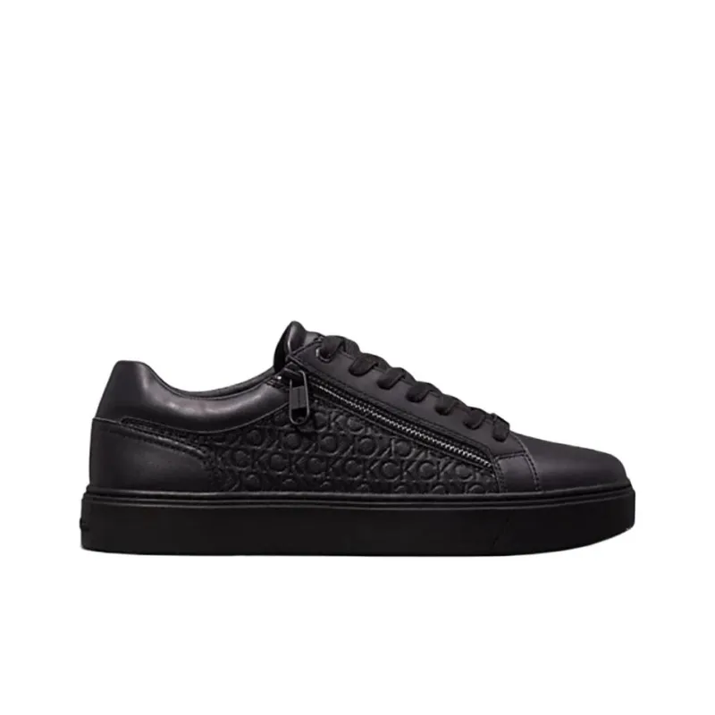 CALVIN KLEIN Low Top Skateboard Shoes Men's Black-1