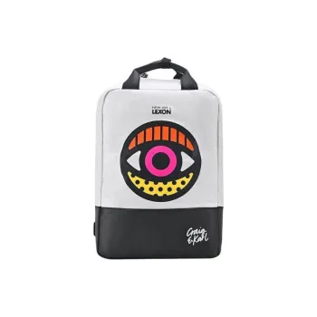 LEXON Polyester Backpack Regular Unisex White/Black