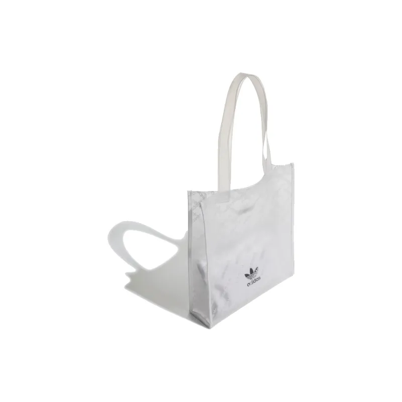 Adidas Originals TPU Tote Bag Shopping Bag Shoulder Bag Handbag Unisex White-1