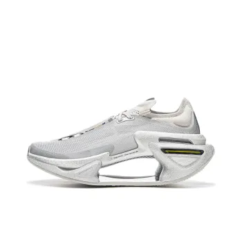 LiNing Shadow 3.0 Cushioned Wear Resistant Breathable Rebound Low Top Running Shoes Unisex Silver
