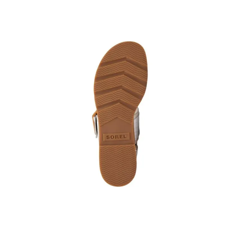 SOREL ELLA III Strap Sandals Flat Women's White-6