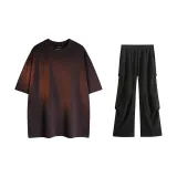 Set without LOGO (Dirty Plum+High Street Casual Pants)