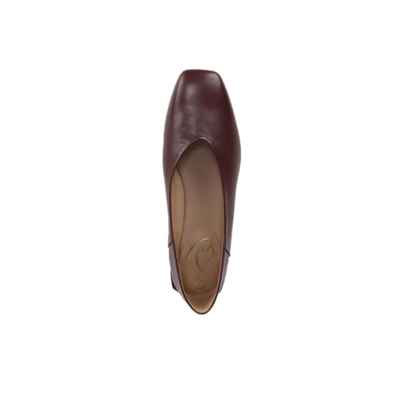 SAM EDELMAN Casual Single Shoes 2.5cm Women's Dark Reddish Purple Red-3