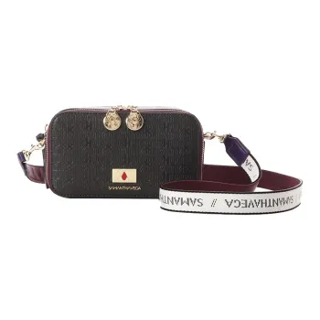 SAMANTHA THAVASA HUNTER×HUNTER Encounter Collaboration Synthetic Leather Crossbody Bag Shoulder Bag Women's Black