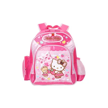 Hello Kitty Polyester Backpack Strawberry Pink