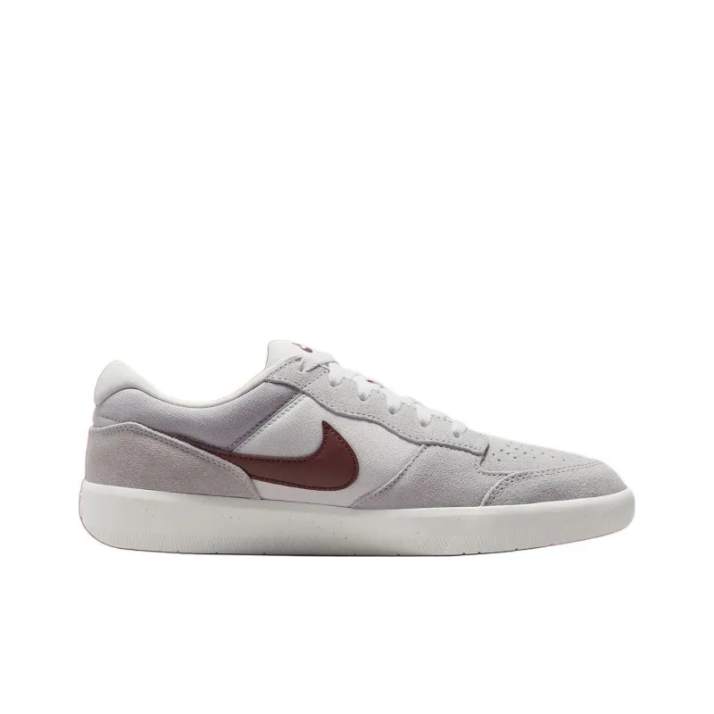 Nike Sb Force 58 Platinum Tint Dark Red-1