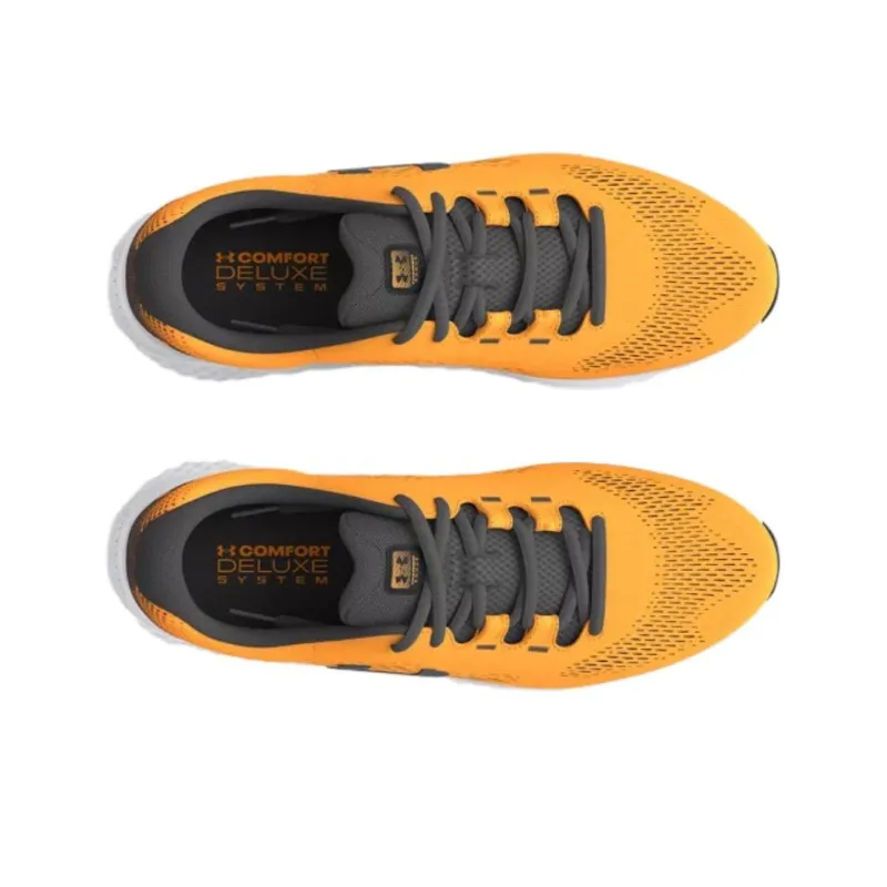 Under Armour Anti-Slip And Wear-Resistant Breathable Low-Top Casual Running Shoes Men's Orange White Black-3