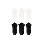 6 Pack, Black *3+White *3