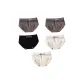 5 Pcs Set (Gray+Gray+Black+White+White)