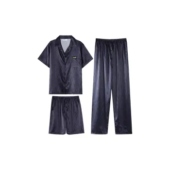 Lan Miao Pajama Set Men's Purple