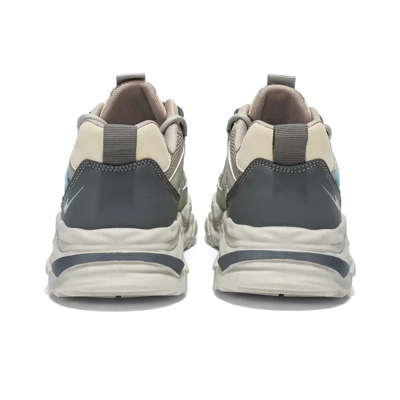 Binary Chunky Sneakers Men Low Top Blue/White-5