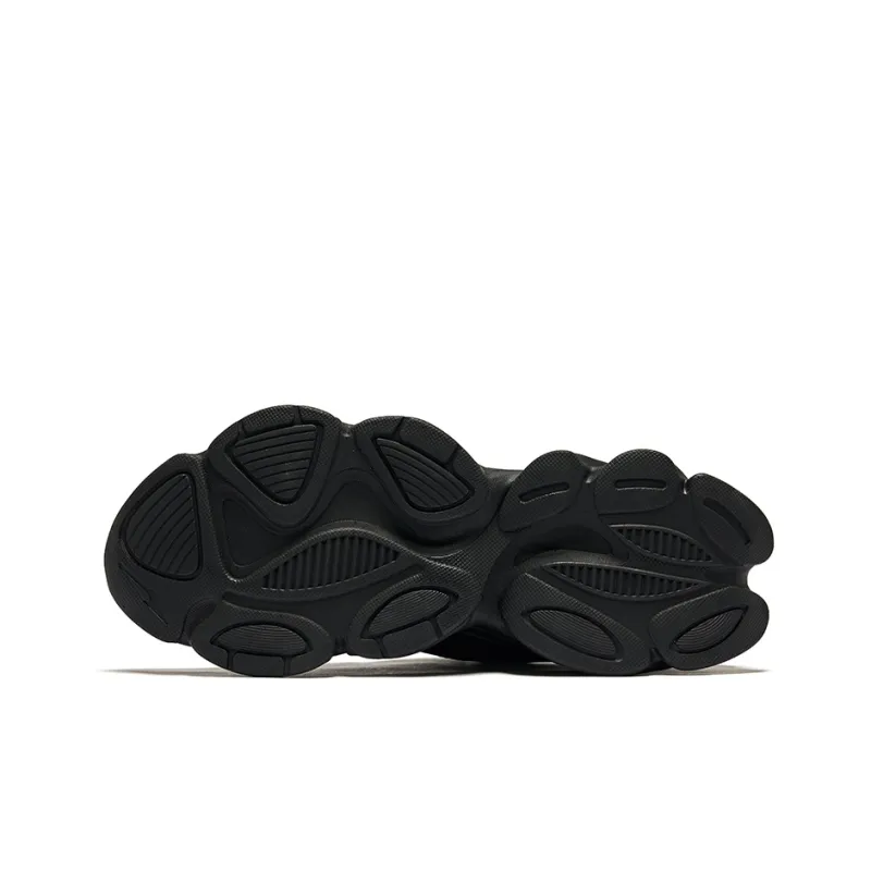 Erke Sunrise 2 Durable Breathable Low Top Casual Shoes Men's Jet Black-3