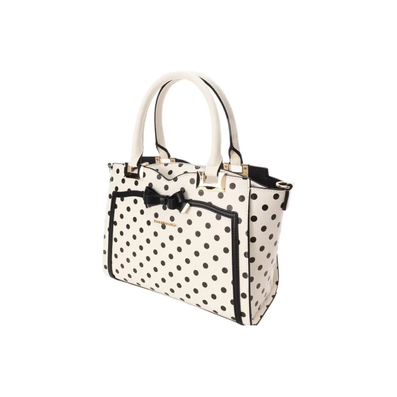 SAMANTHA THAVASA Synthetic Leather With Polypropylene And Nylon One Shoulder Handbags Women's White-3