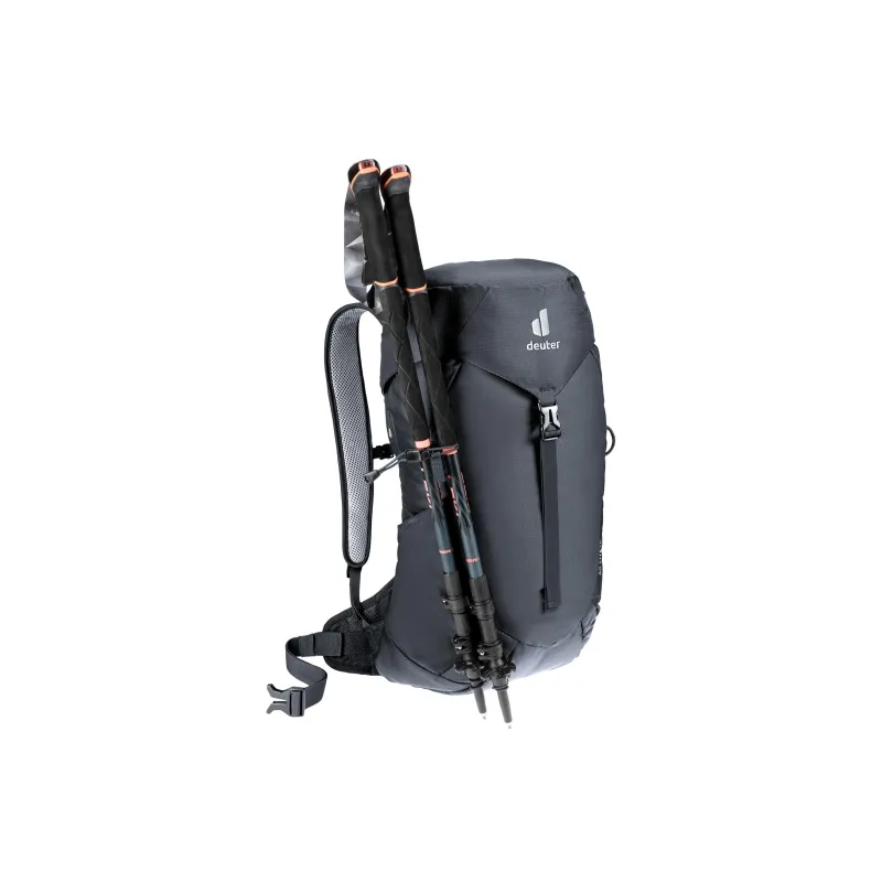 DEUTER Recycled Material Outdoor Mountaineering Bag Backpack Women's Black-7