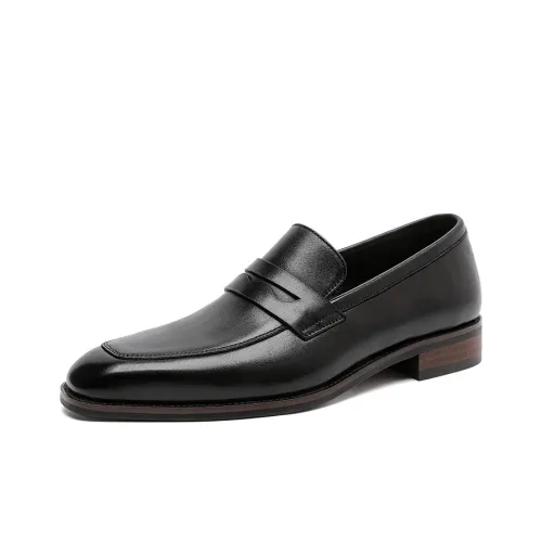 Help Dress Shoes Men Low Top Black