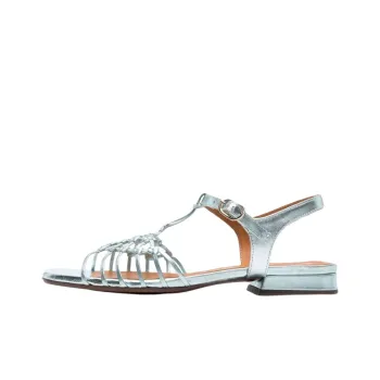CHIE MIHARA Tante Metallic Leather Sandals Women's