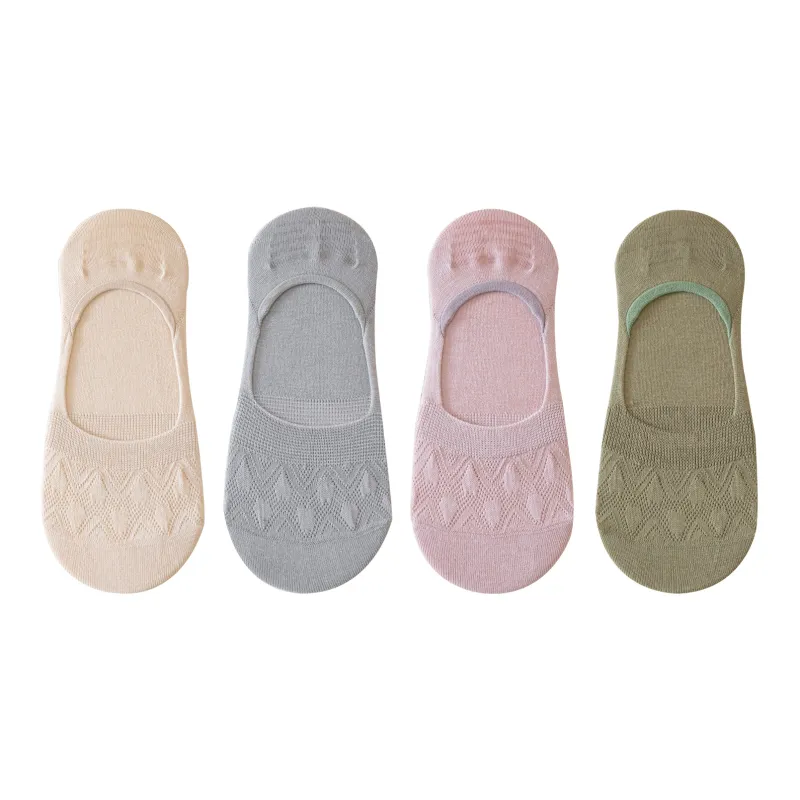 XXLLG No Show Socks Women's 4 Pack-4