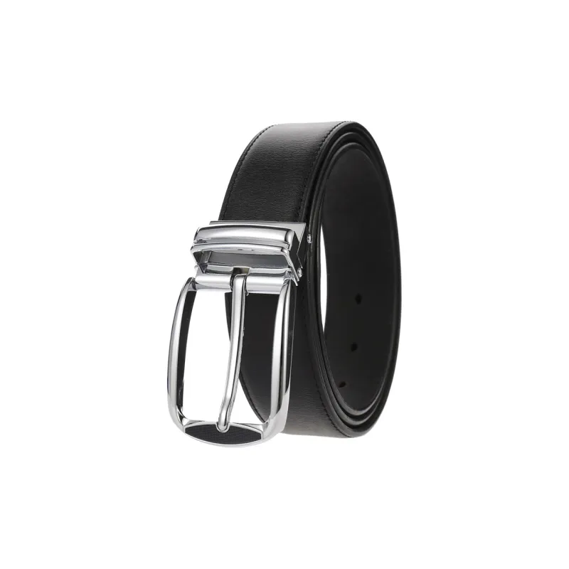 Lanza Cow Leather Belts Unisex Width 3.4cm-0