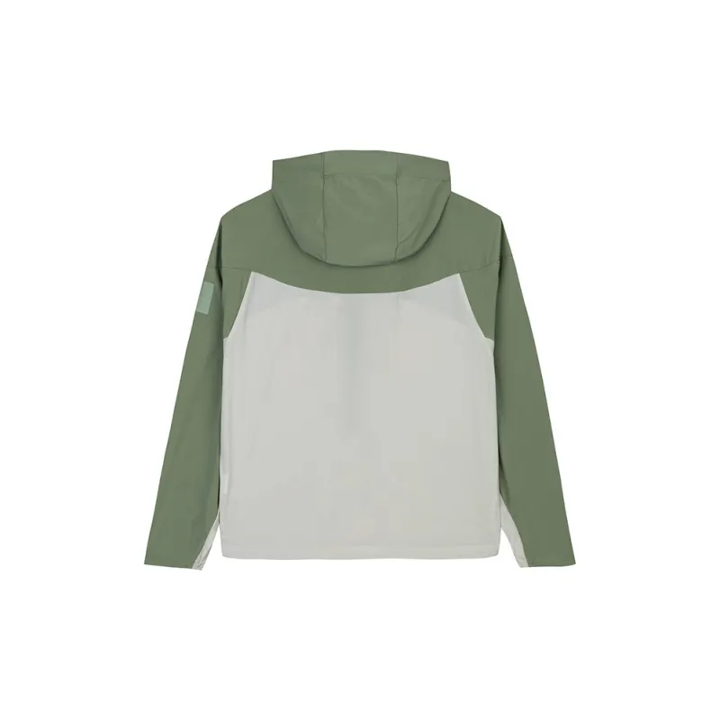 Anta x National Geographic Jackets Coats Women's Stone Green/Jade Gray-1