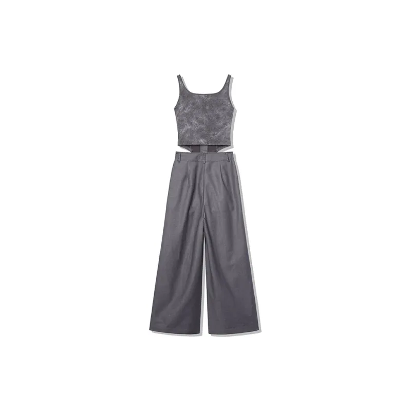 LA CRAWFISH Jumpsuit Women's Dark Gray-1