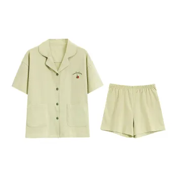 Tianmicat Pajama Set Women's Avocado Green