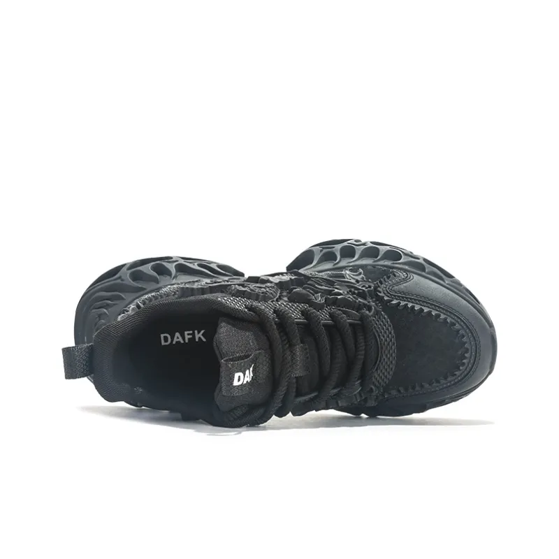 DAFK Wear-Resistant Breathable Support Height Increasing High-Top Chunky Sneakers Men's-4