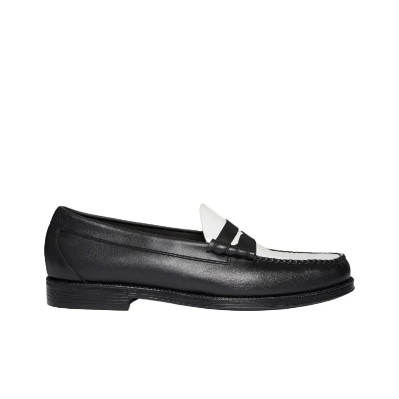 G.H. Bass & Co. Easy Weejuns Larson Loafers Men's Black White-1