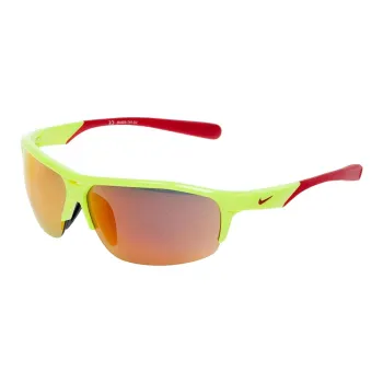 Nike Plastic Browline Sunglasses Men's Yellow