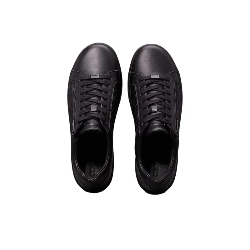 CALVIN KLEIN Low Top Skateboard Shoes Men's Black-3