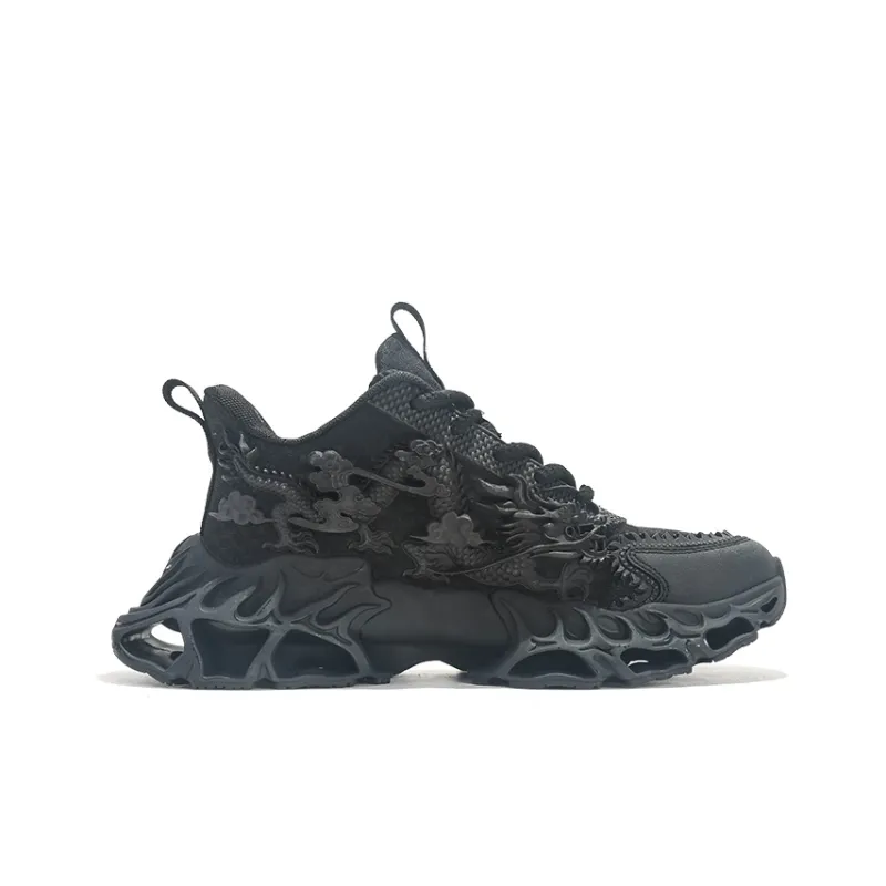 DAFK Wear-Resistant Breathable Support Height Increasing High-Top Chunky Sneakers Men's-2