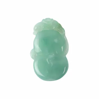 South Asia Bean Type Jadeite Pendants Unisex