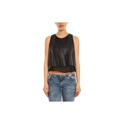 DANIELE ALESSANDRINI Tank Tops Women's Black