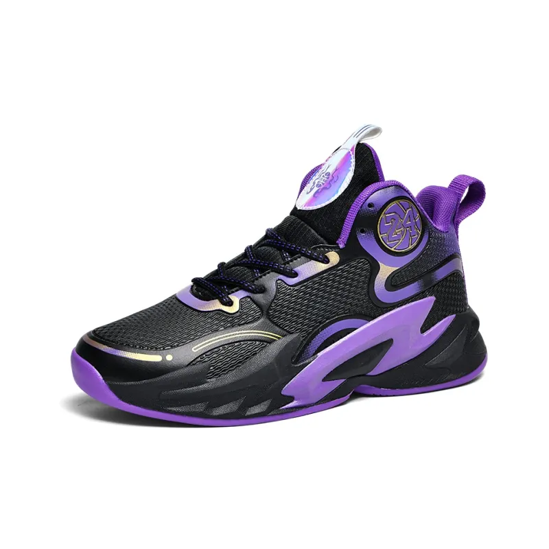 MUSNODO Cushioning, Slip Resistant, Abrasion Resistant, Breathable, Coverage, Rebound Mid Top Basketball Shoes Unisex-12