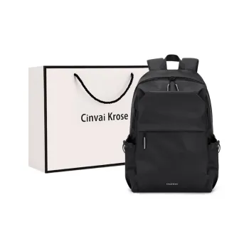 Simvay Clos PU Backpack Large Size Men's Black