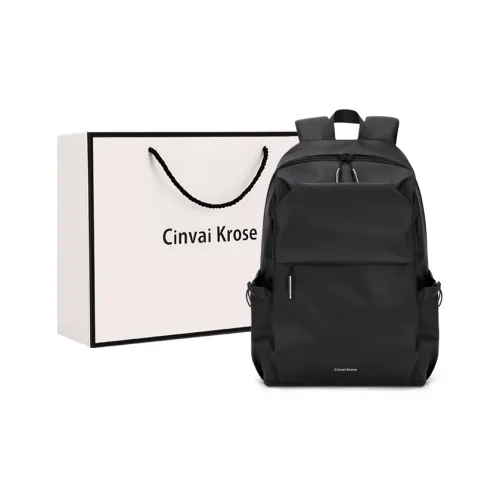 Simvay Clos PU Backpack Large Size Men's Black
