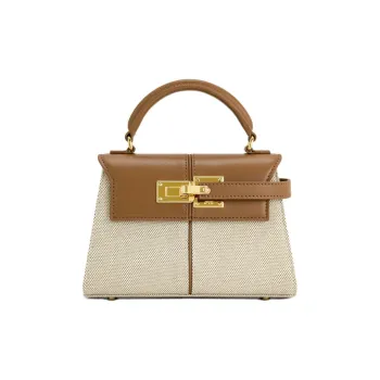 JW PEI Canvas With Canvas Shoulder Bag, Crossbody Bag, Handbag Women's Brown