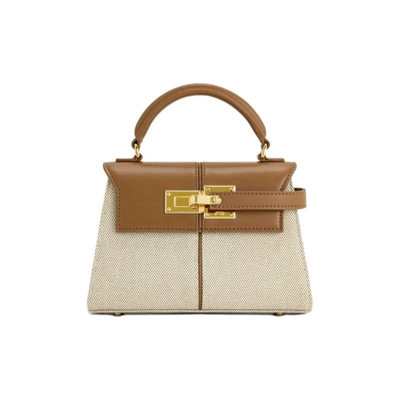 JW PEI Canvas With Canvas Shoulder Bag, Crossbody Bag, Handbag Women's Brown-0
