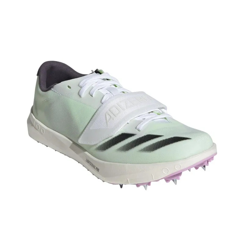 Adidas Adizero TJ/PV Anti-Slip Wear-Resistant Low-Top Training Running Shoes Unisex Black Green-2
