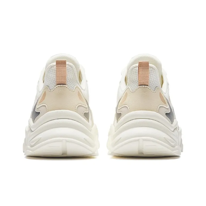 Anta Life Collection Cushioned Slip-Resistant Low-Top Casual Shoes Women's Ecru-3