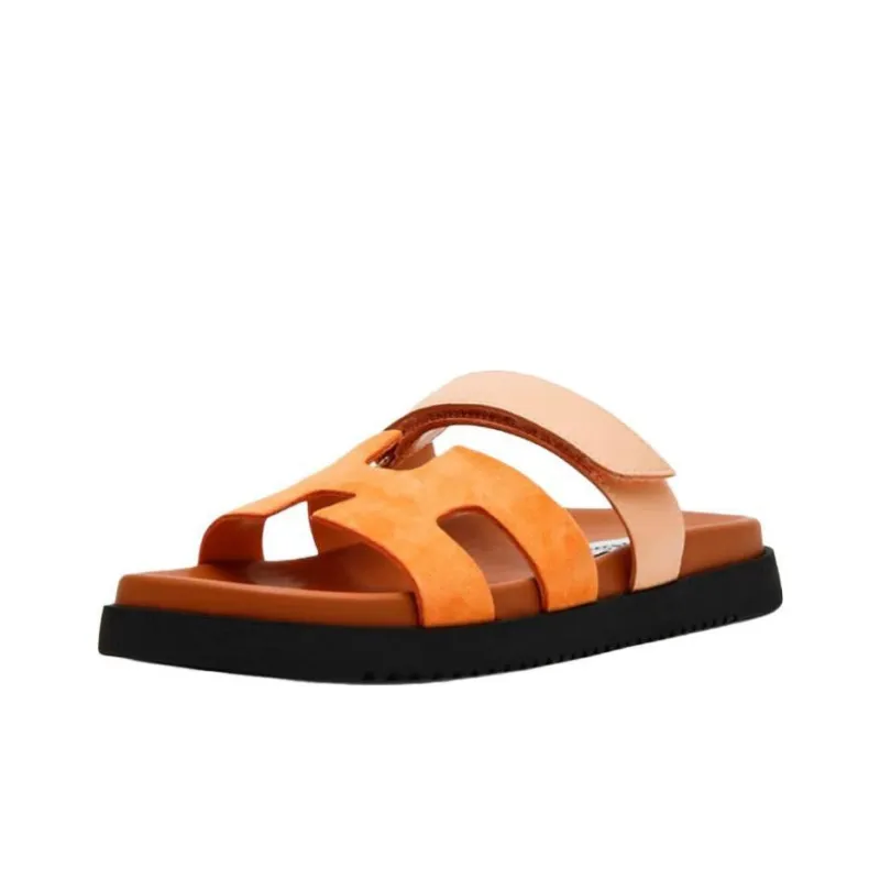 STEVE MADDEN Slide Slippers Women's Orange-2