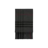 Burberry Check-pattern Wool-blend Scarf