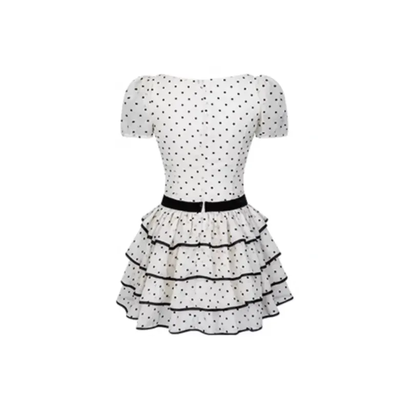 Local Gal Short Sleeved Dresses Women's Polka Dot-1