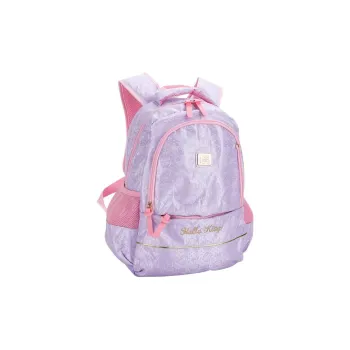 Hello Kitty Polyester Backpack Women's Purple Pink