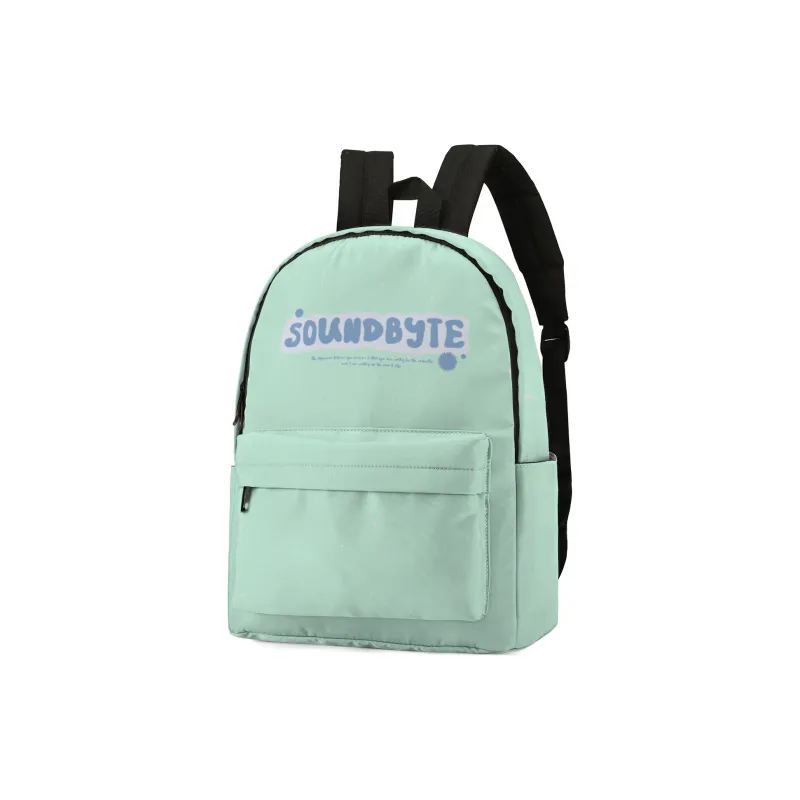 ONRF × SOUNDBYTE Collaboration Polyester Student Backpack Laptop Bag Unisex Green-1
