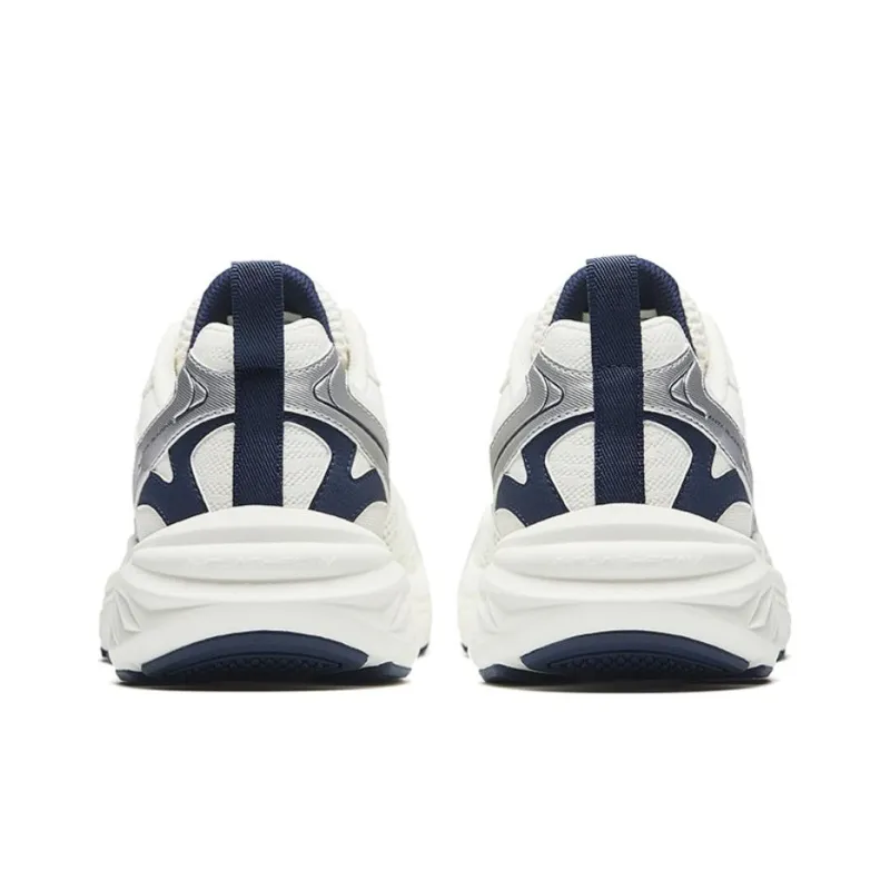 Anta Cushioning Slip Resistant Low Top Running Shoes Men's White Blue-3