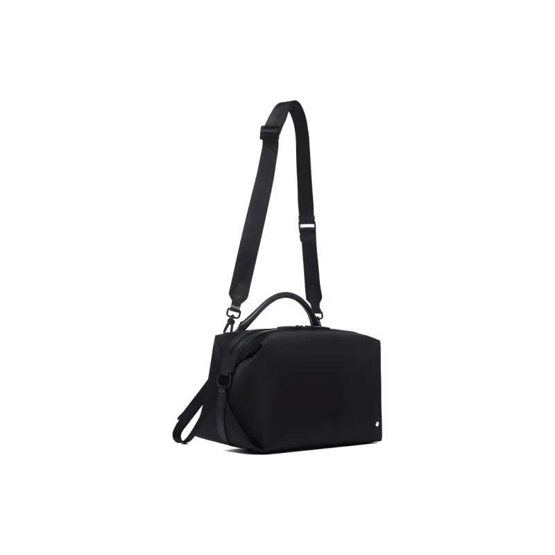 LI NING 1990 Polyester Shoulder Bag, Crossbody Bag Regular Unisex Black-1