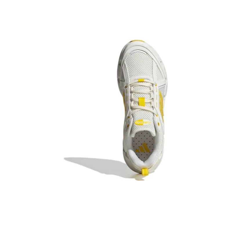 Adidas Climacool Ventage Anti Slip Wear Resistant Low Top Casual Running Shoes Women's White Yellow-3