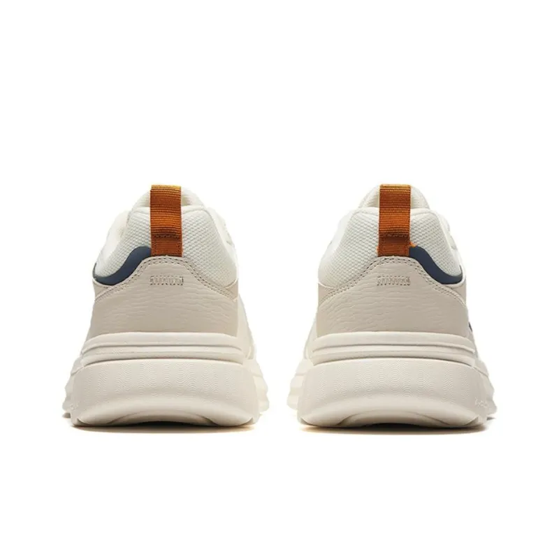 Anta Life Collection Shock Absorbers With Slip Resistant Features Low Top Casual Shoes Men's Beige-3