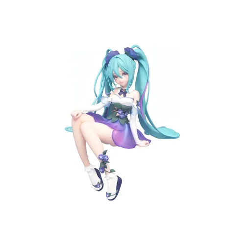 FURYU Hatsune Miku Morning Glory Fairy Noodle Stopper Bonus Gifts 14cm